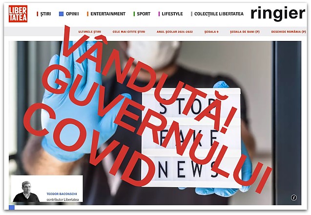 TONOMATELE lui TOLONTAN. Când o să recunoască LIBERTATEA că a făcut PROPAGANDA FRICII COVID pe banii Guvernului la fel ca tot Trustul RINGIER, la ordinul dezgustător al Directorului executiv Mark Walder?