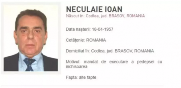 GAFĂ de proporții a Poliției: Ioan Niculaie a fost dat în urmărire generală cu o poză în care nu seamănă