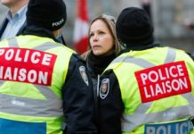 Organizatoare a Convoiului Libertății din Ottawa 2022, arestată în miez de noapte