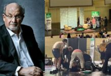 VIDEO / Salman Rushdie, înjunghiat pe o scenă din New York. Publicul făcea poze