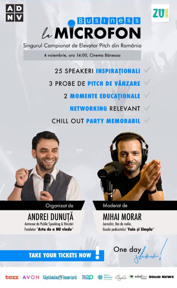 „Business la microfon”