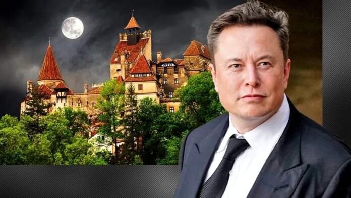 Elon Musk ”descalecă” în România deghizat în vampir. ”Ne dați ori nu ne dați?!”