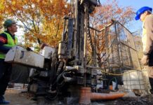Au început forajele geotehnice pentru consolidarea planșeului de la Piața Unirii!
