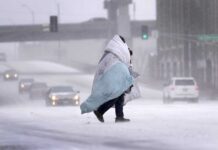 Cel mai friguros Ajun de Crăciun în SUA