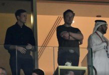 Elon Musk și Jared Kushner, ginerele fostului președinte american Donald Trump, spectatori pe stadion la finala Cupei Mondiale din Qatar