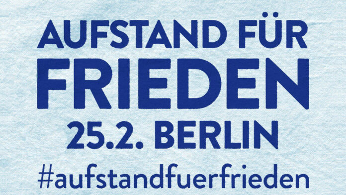 Sâmbătă, sunt chemați zeci de mii de germani să ceară Cancelarului oprirea ajutorului militar dat Ucrainei, în cadrul unui protest