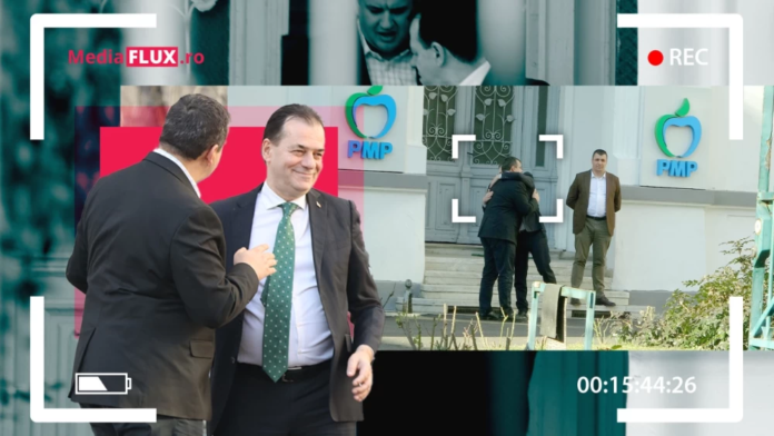 EXCLUSIV PAPARAZZI | Vremea alianțelor: peste o oră de discuții între Ludovic Orban și Eugen Tomac. ”Negocierile” s-au încheiat cu o îmbrățișare