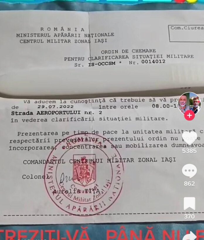 Aurelian Popa arată și alte ordine de chemare. Se confirmă că autoritățile mint!