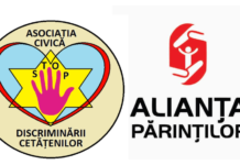 Alianța Părinților sprijină Asociația Civică Stop Discrimănării Cetățenilor în demersul său împotriva noii legi a educației