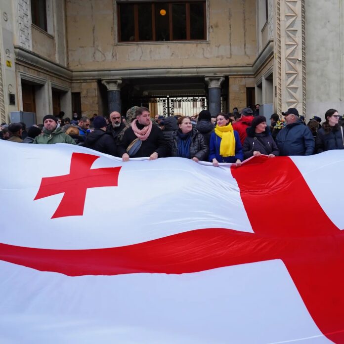 Georgienii au ieșit în stradă din cauza unei legi putiniste?