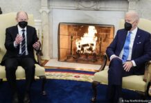 Scholz a ajuns la Washington spre „finalul jocului” din Ucraina