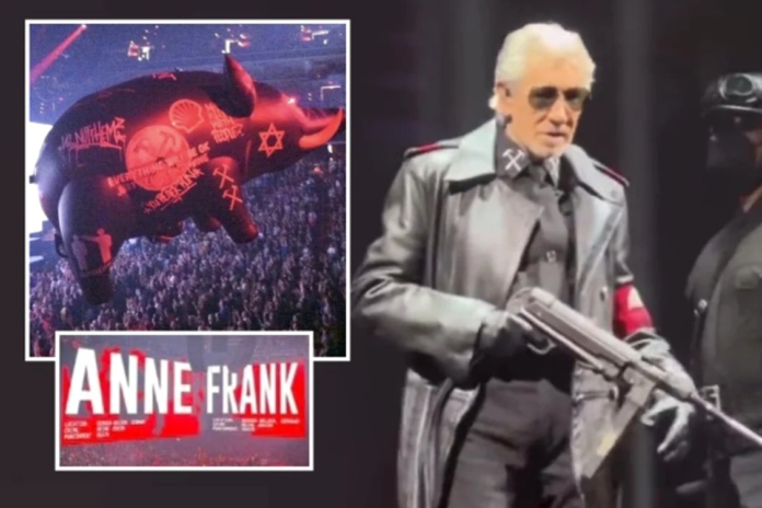 Scandal uriaș după controversatul concert susținut la Berlin de Roger Waters îmbrăcat în uniformă nazistă