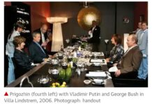 Pozele cu Prigojin pe care Putin le-ar vrea dispărute. Liderii SUA, Marii Britanii, Braziliei, Indiei, ș.a., serviți la masă de către bucătarul Țarului de la Kremlin!