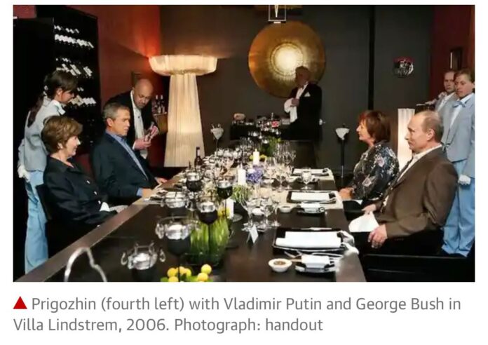 Pozele cu Prigojin pe care Putin le-ar vrea dispărute. Liderii SUA, Marii Britanii, Braziliei, Indiei, ș.a., serviți la masă de către bucătarul Țarului de la Kremlin!