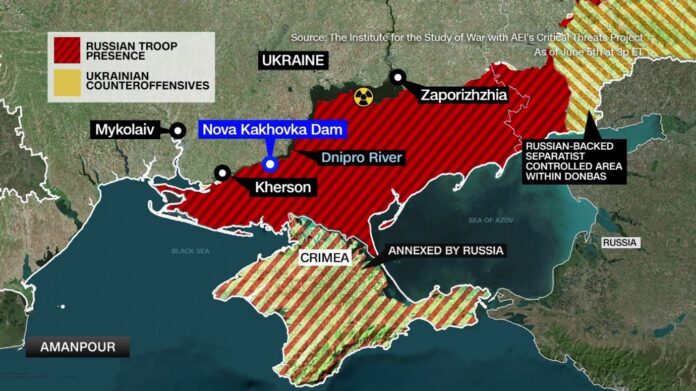 Petrișor Peiu: Spargerea barajului Kakhovka afectează Rusia pe termen scurt și Ucraina pe termen lung, dar va rezulta într-o poluare fără precedent a Mării Negre!