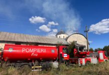Incendiu la Mănăstirea Delta Neajlovului