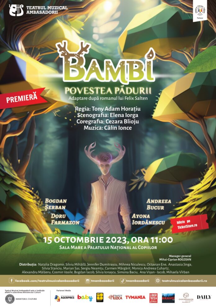 Un nou spectacol în stagiunea acestui an la Teatrul Muzical Ambasadorii!