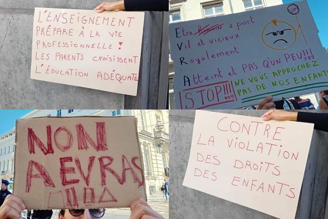 Belgia: Manifestații, școli incendiate … mii de oameni protesteaza impotriva cursurilor de educatie sexuala obligatorii