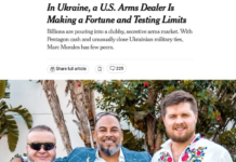 Un traficant de arme implicat în spălare de bani și mituirea oficialilor străini furnizează din partea americanilor arme Ucrainei