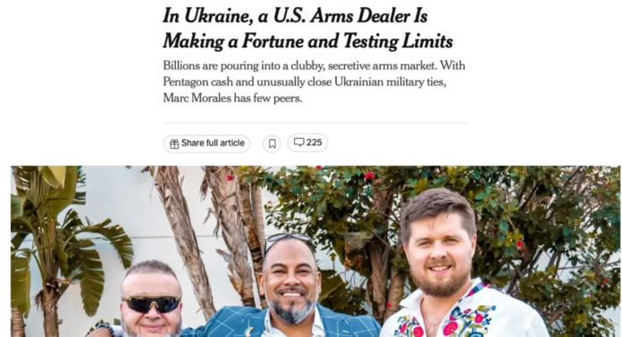 Un traficant de arme implicat în spălare de bani și mituirea oficialilor străini furnizează din partea americanilor arme Ucrainei