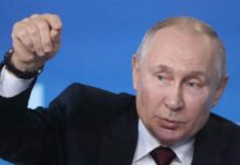Putin spune că SUA agravează situatia din Orientul Mijlociu trimițând un portavion către Israel
