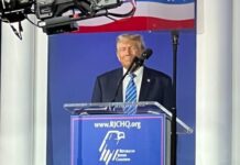 Trump salutat la summitul evreilor republicani promite că va anula vizele protestatarilor pro-palestinieni: “Iubesc Israelul”