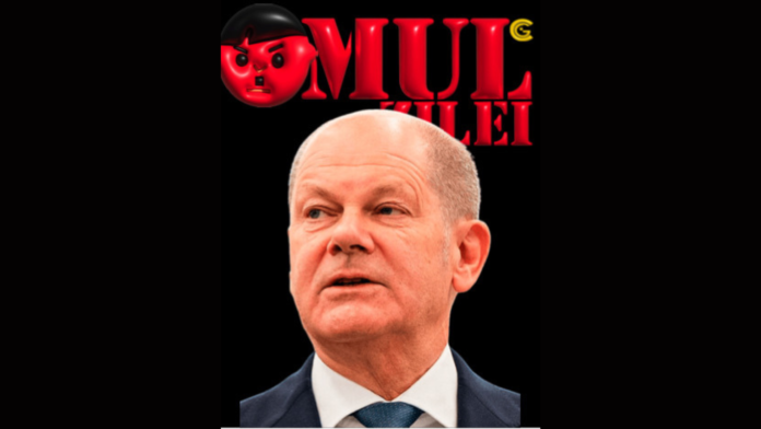 Omul Negru al Zilei, Olaf Scholz. Un găgăuță cinic, responsabil de decăderea economică a Germaniei și a UE.