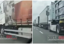 Blocarea granițelor in Polonia și Slovacia pentru șoferii ucrainieni provoacă dezastru in vămile românești: 11 ore așteptarea la vama Halmeu