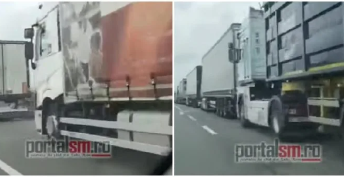 Blocarea granițelor in Polonia și Slovacia pentru șoferii ucrainieni provoacă dezastru in vămile românești: 11 ore așteptarea la vama Halmeu