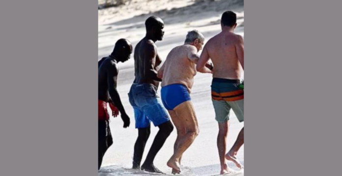 George Soros la plajă! Starea reală a miliardarului de 93 de ani.