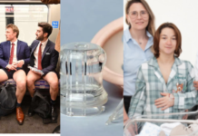 Ciudățeniile zilei – fără chiloți la metrou, autobuzul sub acoperire și copilul purtat de două mame