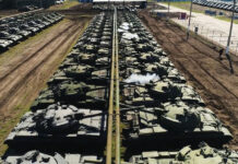 Exerciții militare cu rable și firimituri