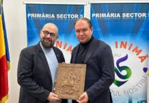 Piedone, întâlnire la primărie cu primarul pro-rus al Chișinăului, Ioan Ceban. ”Avem o prietenie de lungă durată” – Ceban