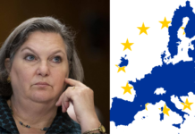 Gușă: Victoria Nuland, zisă doamna “Fuck the EU”, a demisionat, dar doar după ce chiar a “Fuck the EU”. Cu Dumnezeu înainte!