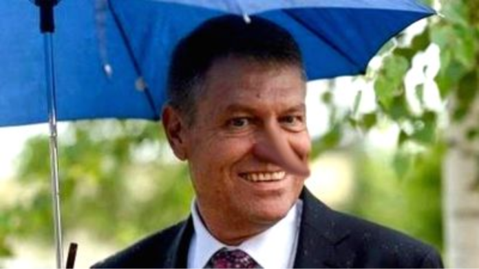 Lui Klaus Iohannis i-a mai crescut puțin nasul
