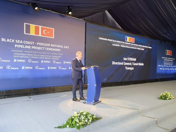 Vicepreședintele Turciei, la lansarea conductei de gaze, aferentă proiectului “Țărmul Mării Negre-Podișor”