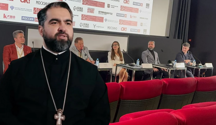 Preotul-regizor Ciprian Mega, recompensat moral printr-o întâlnire cu Putin.