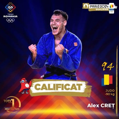 OFICIAL CALIFICAT! Alex Cret va reprezenta Romania la Jocurile Olimpice de la Paris