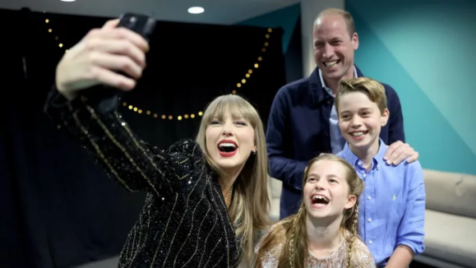 Când un viitor rege britanic face selfie cu Taylor Swift
