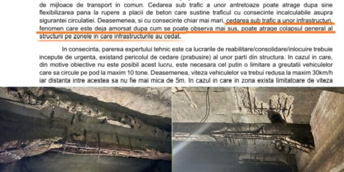 Degradările la Planșeul Unirii s-au accentuat de la ultima expertiză de acum 2 ani. Experții susțin că unele părți din structură se pot prăbuși oricând, atrăgând colapsul general. Începerea lucrărilor de consolidare așteaptă semnătura primarului general