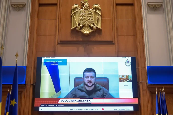 Zelenski mulțumește din nou României pentru sistemul Patriot, dar face apel încă o dată la doborârea dronelor și rachetelor rusești