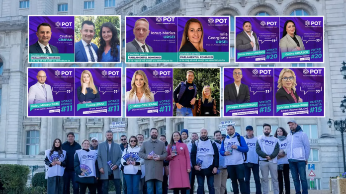 Râsu-plânsu! P.O.T., partidul cu soți și soții pe liste! Ca să aibă succes, au declarat că-l sprijină pe Călin Georgescu