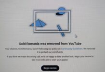 Gușă: Prigoana contra GOLD FM continuă, YOUTUBE a șters canalul nostru, fără avertisment sau motive valabile. În SECURISTAN e disperare maximă!