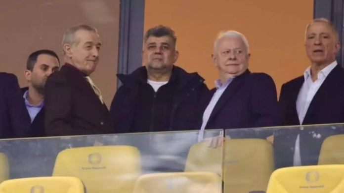 Întâlnire la fotbal între Marcel Ciolacu, Viorel Hrebenciuc și Gigi Becali! Comentariul Ancăi Alexandrescu: ”Asta-i încheie definitiv cariera politică a lui Ciolacu!”