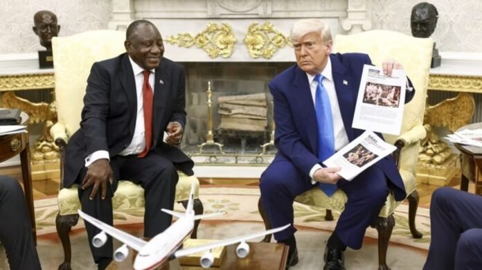 Donald Trump e ”varză”! L-a umilit pe președintele Africii de Sud folosind, din greșeală, imagini oribile din Congo