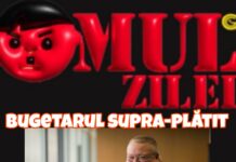 Omul Negru al Zilei, “Bugetarul-supraplătit”. Conștient că nu-și merită salariul, împănat cu bonusuri absurde, cu tupeul de a mai protesta după mulți ani de huzur la stat!