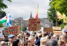 Donald Trump, contestat puternic la inaugurarea noului său teren de golf: ”Scoția îl urăște pe Trump!”