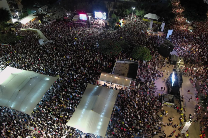 Bibi Netanyahu, contestat în stradă la Tel Aviv! Israelienii sunt contra ocupării fâșiei Gaza