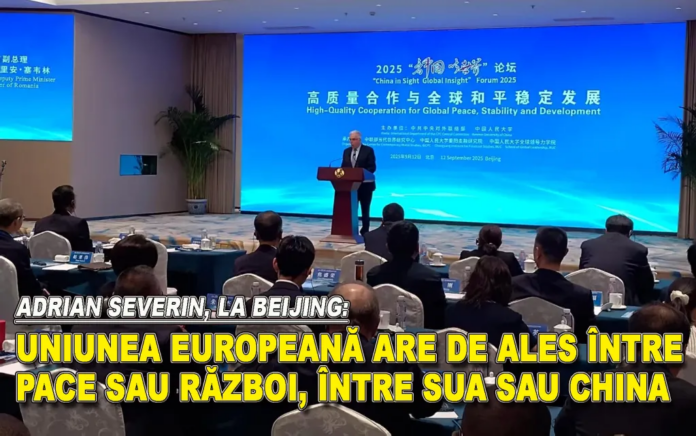 Adrian Severin a fost ales în conducerea globală a Silk Road Think Tank Association (SRTA), la Beijing: ”Uniunea Europeană are de ales între pace sau război, între SUA și China!”
