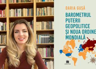 Daria Gușă își lansează prima carte: “Barometrul puterii geopolitice și Noua Ordine Mondială”, disponibilă pentru precomandă pe LIBRIS.RO